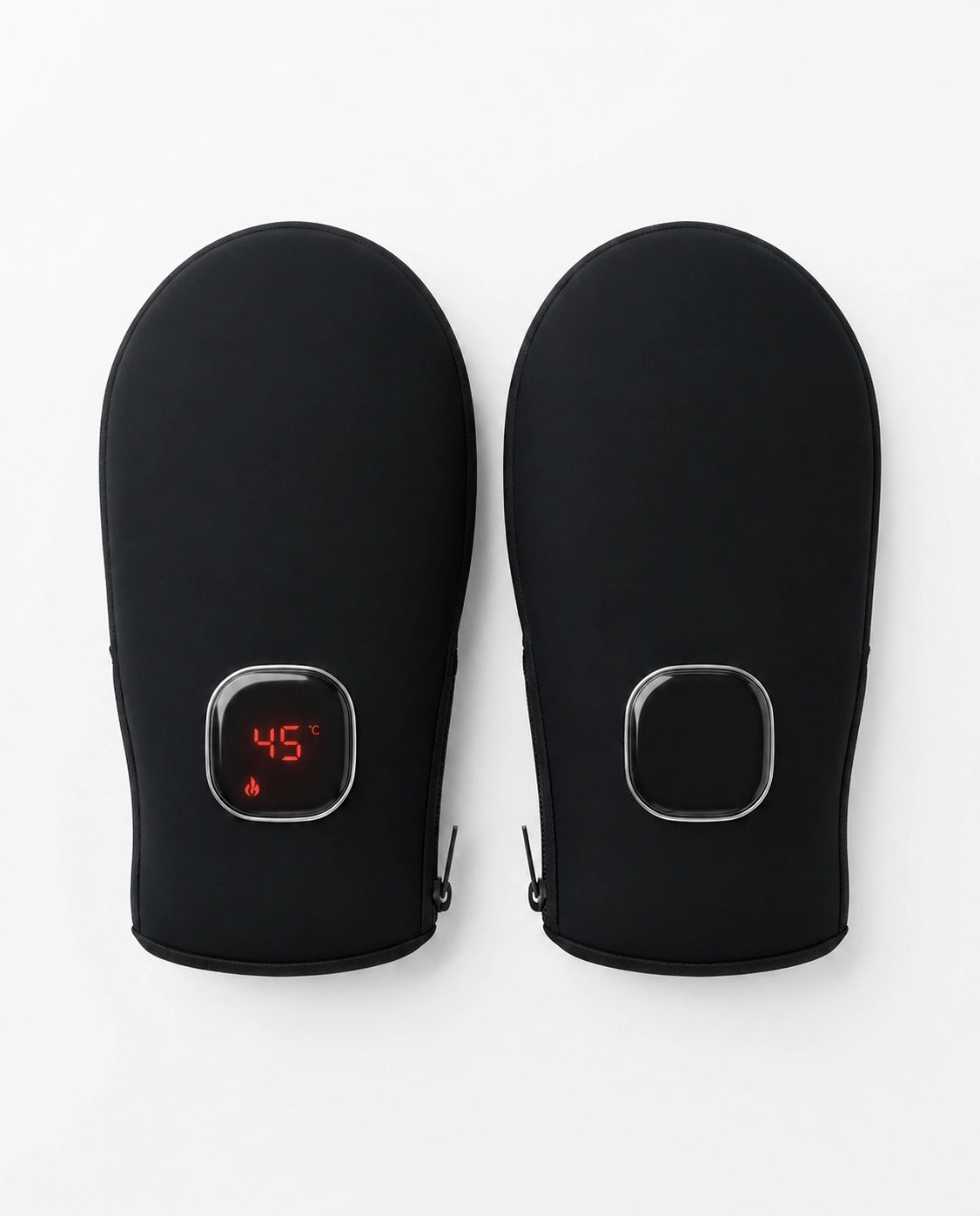Red light warming gloves – both gloves side by side