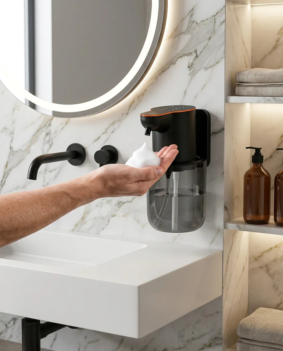FOAM WITH A WAVE OF YOUR HAND