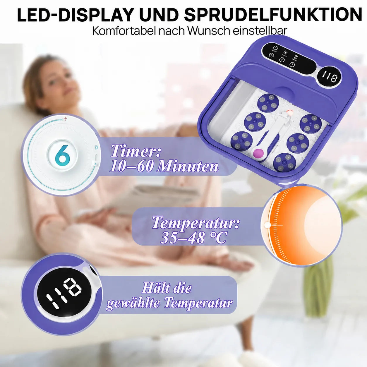 Heated comfort with personalized control