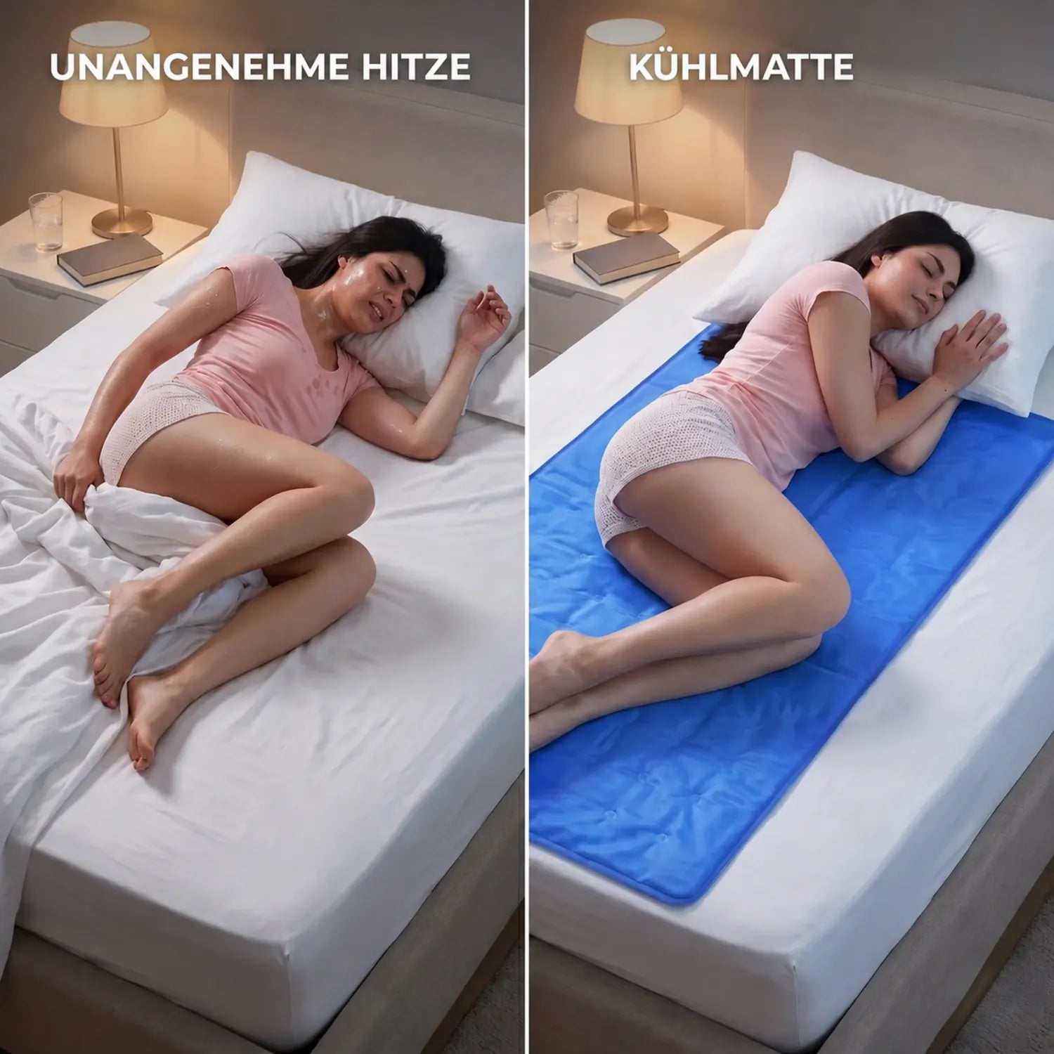 Trouble falling asleep because of the heat?