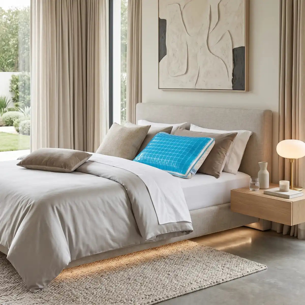 Fits easily over your existing pillow