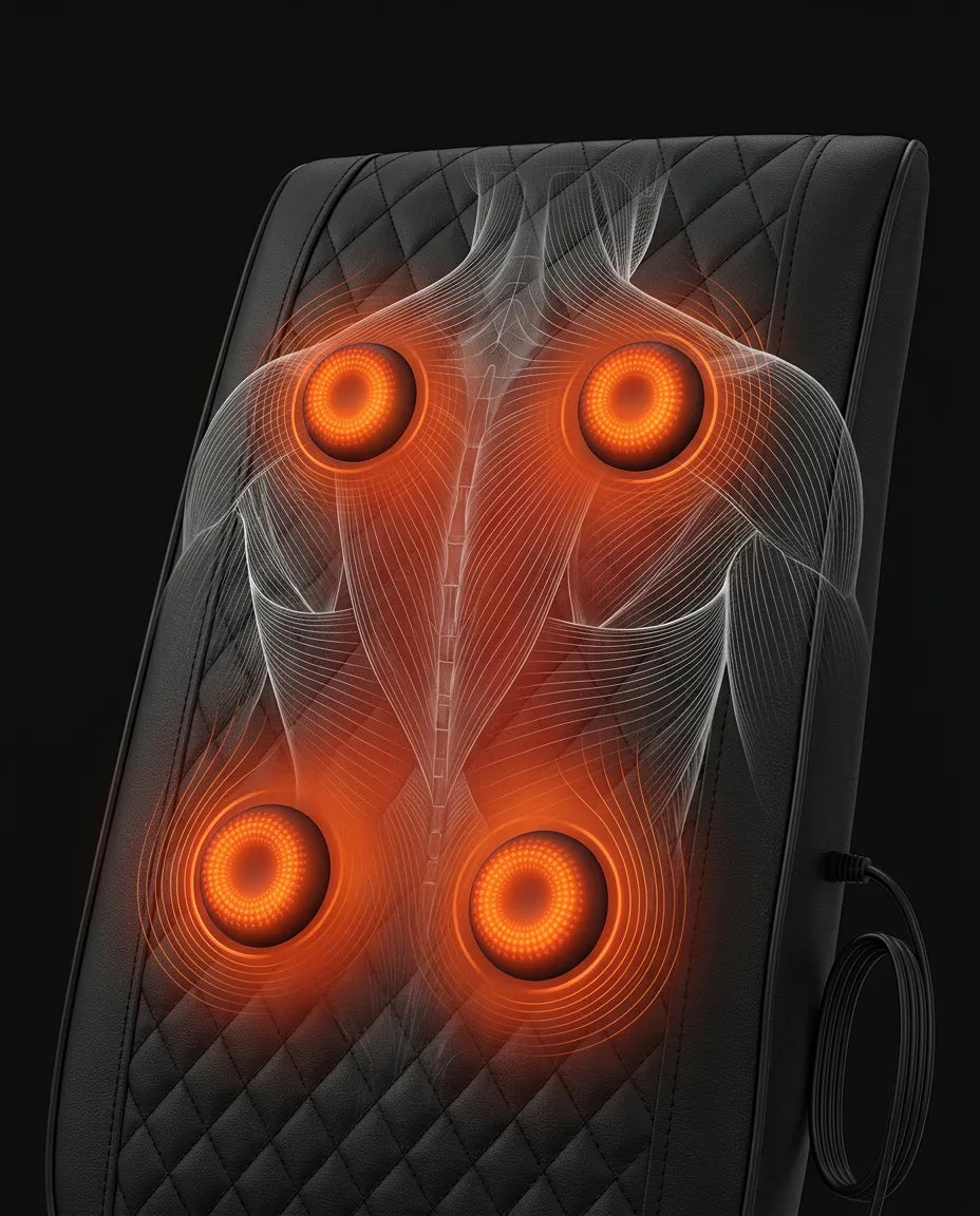 Optional heat — for a deeper sense of relaxation