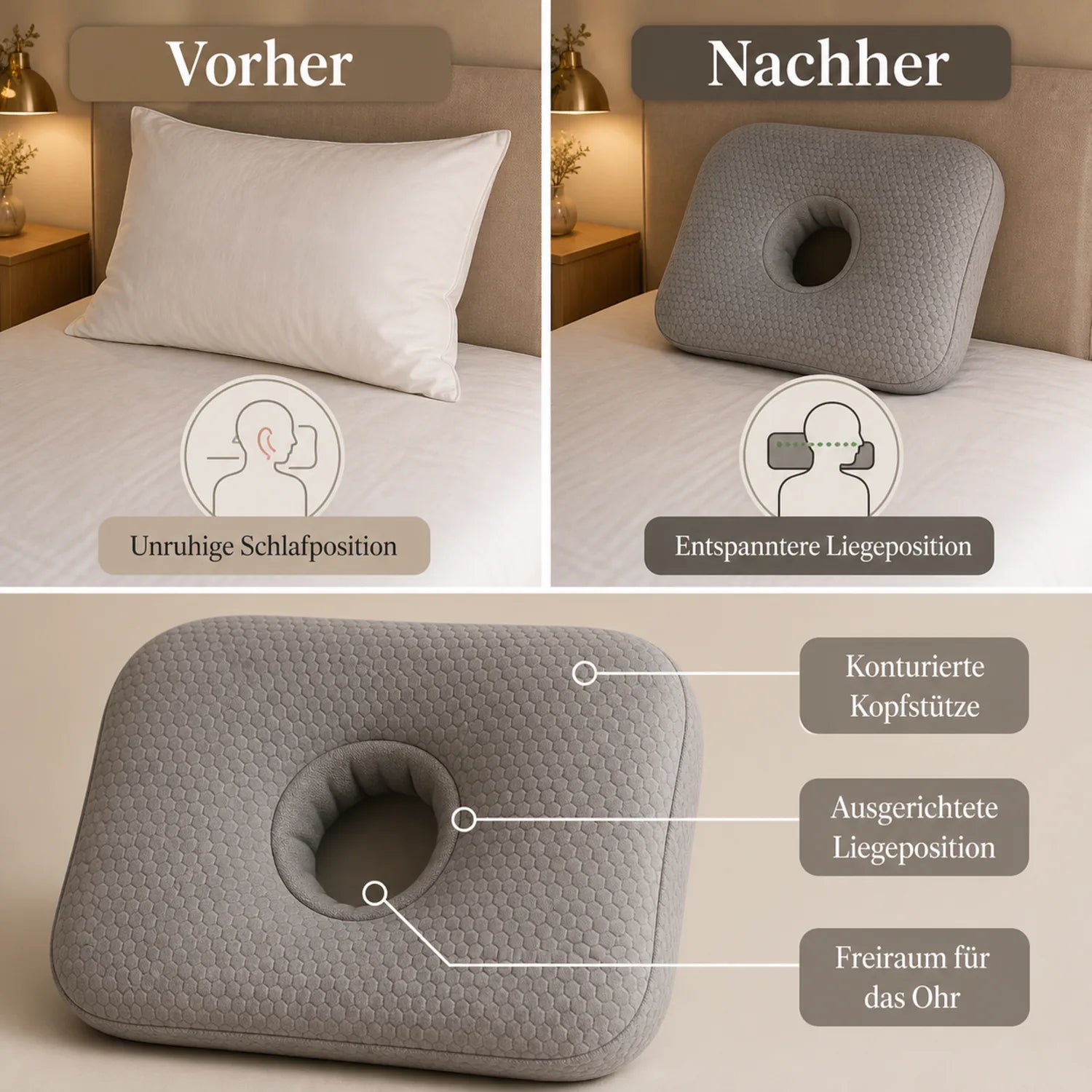 From disrupted sleep → to restful nights