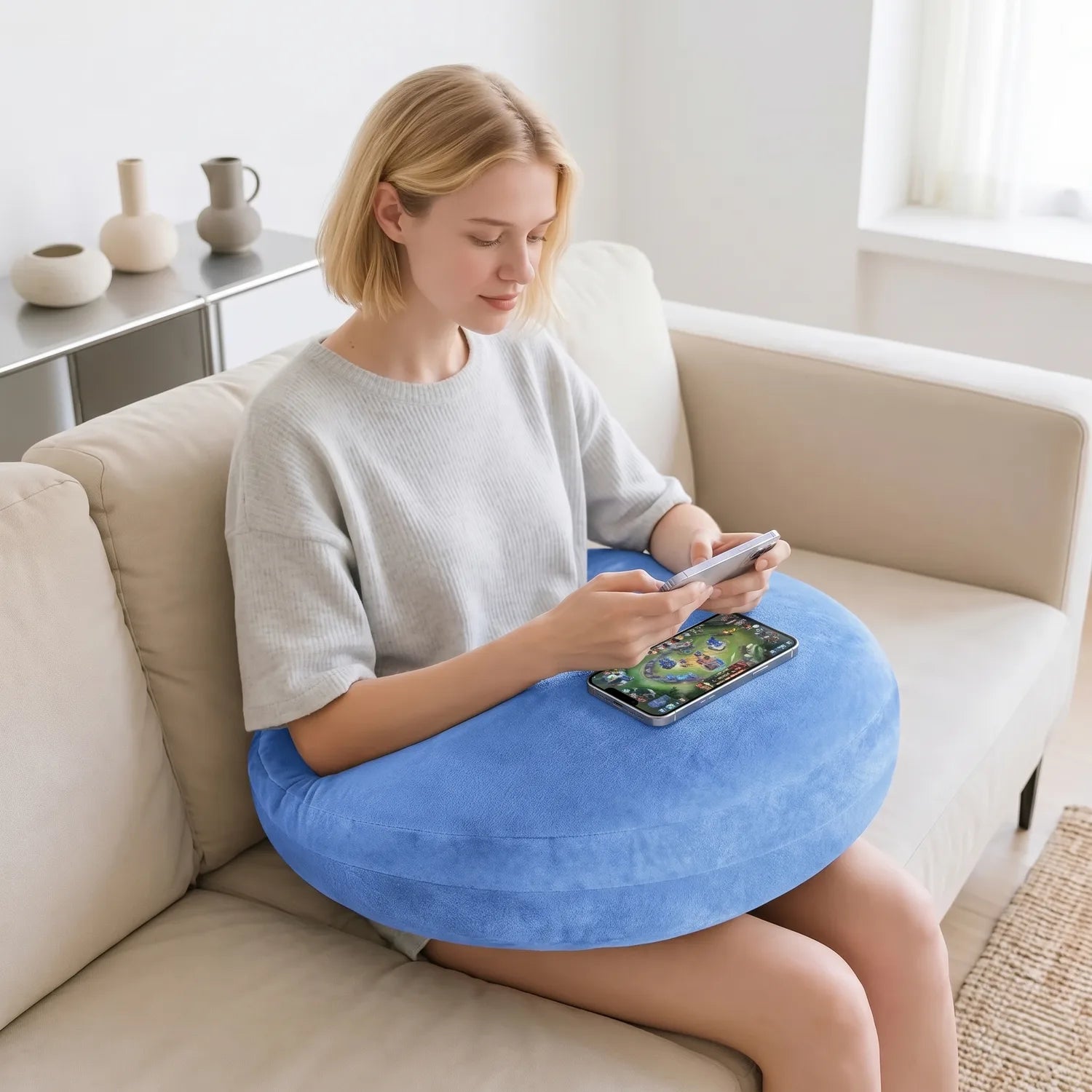 Sit longer without tired arms