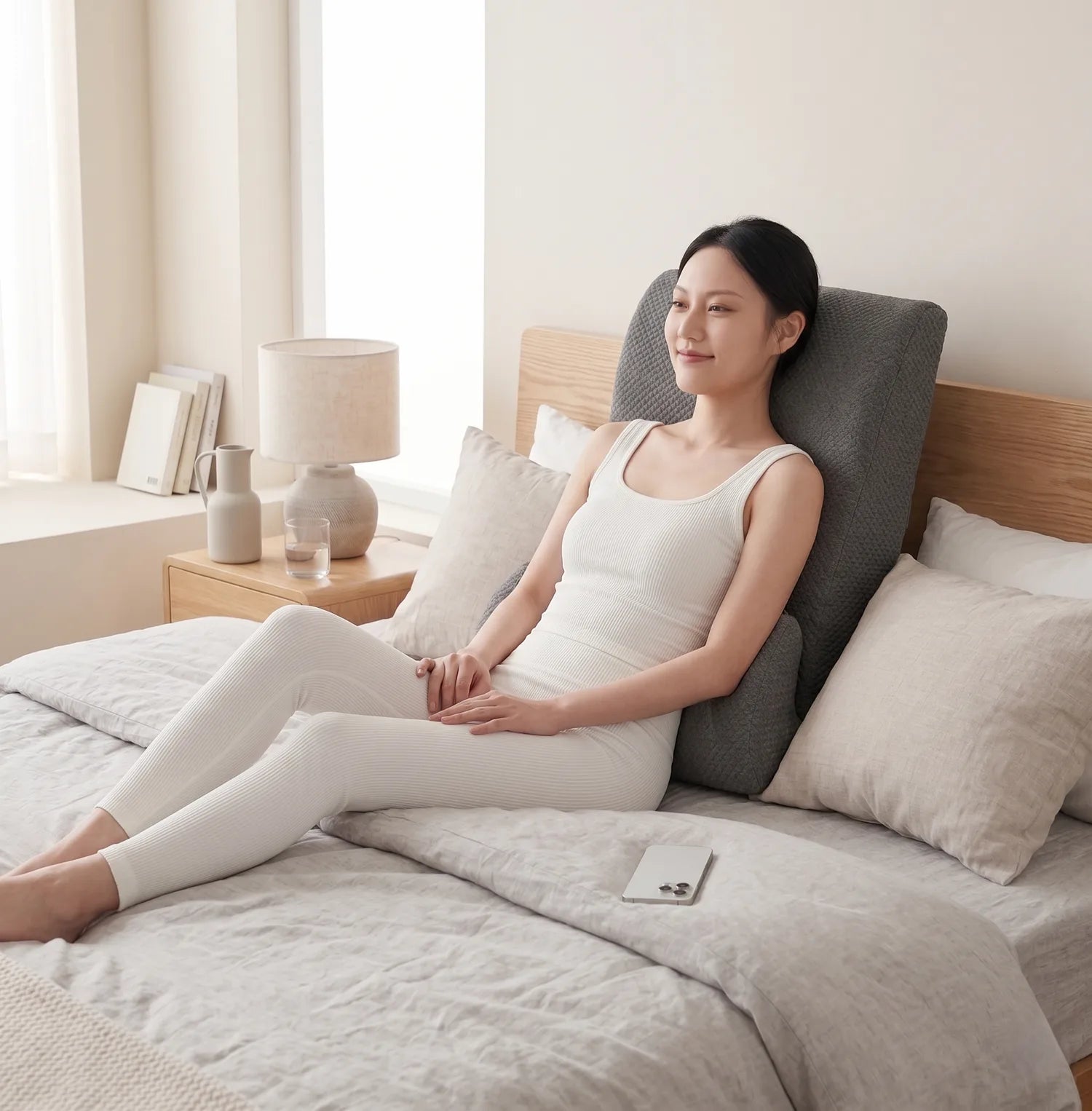 Sit comfortably without constant readjusting