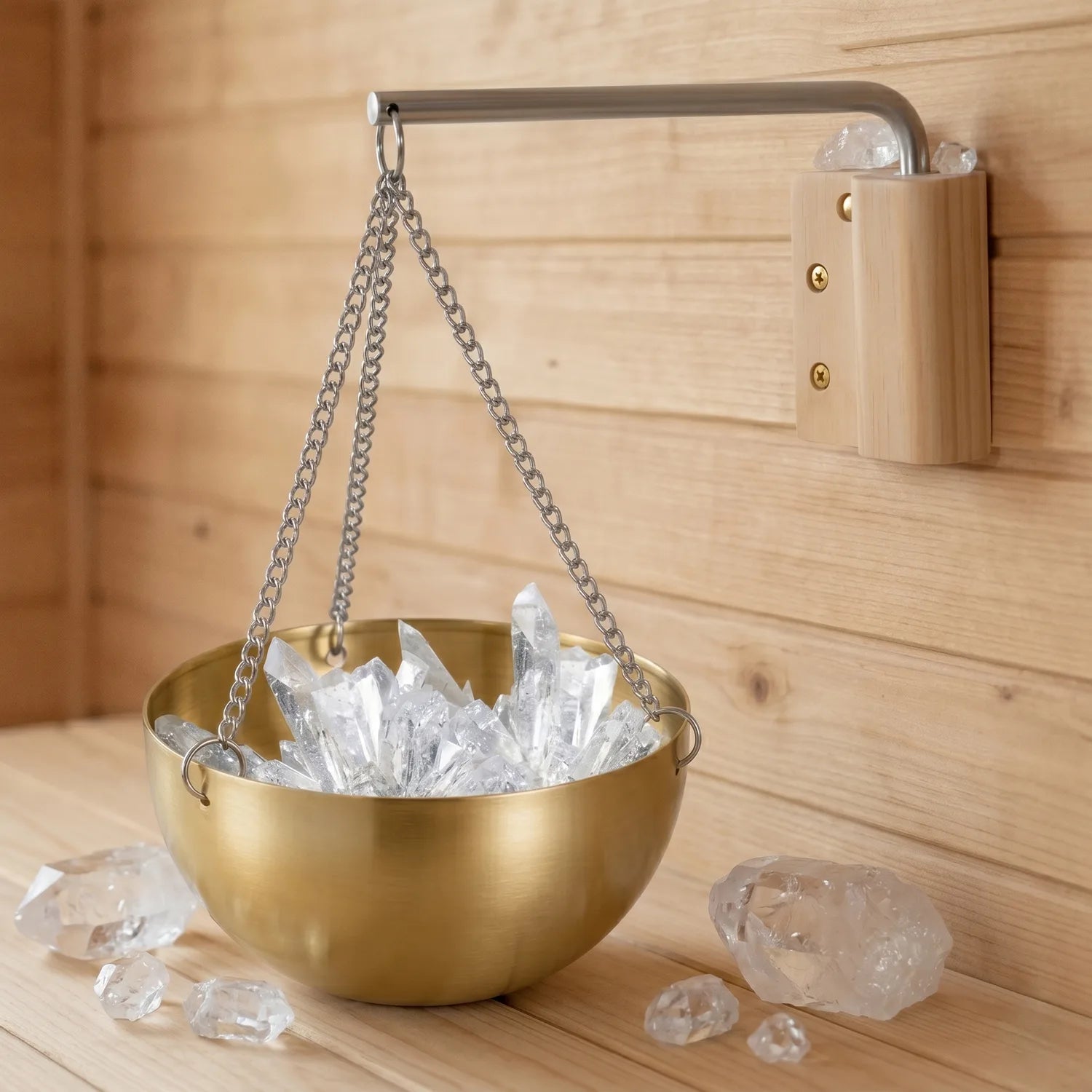 Made for oils, salt crystals and sauna rituals