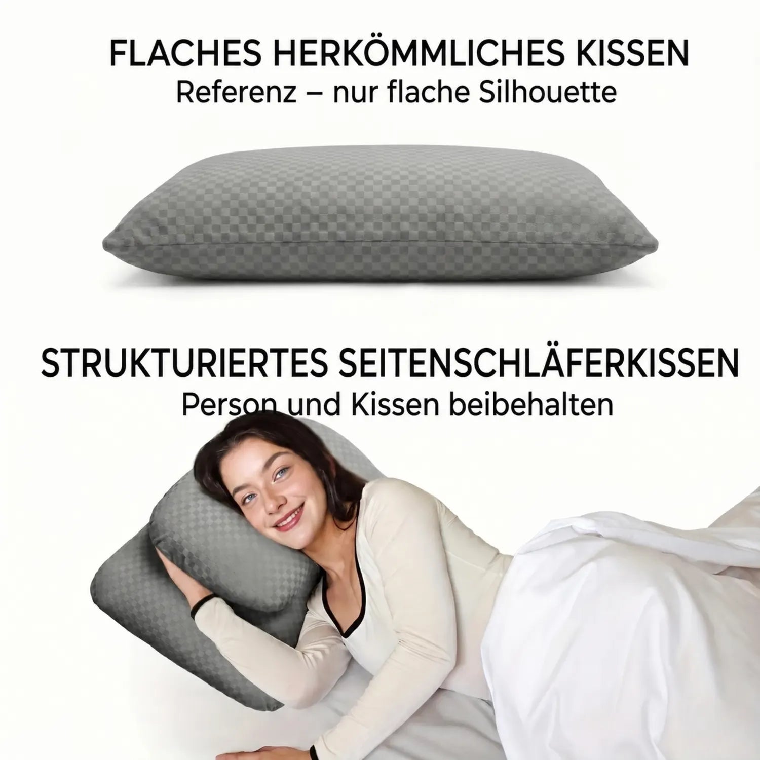 Soft quilted comfort with structured support