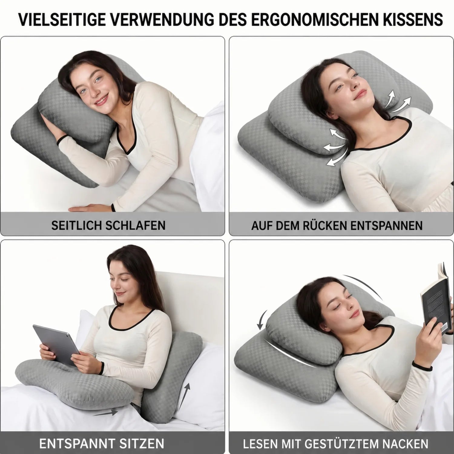 Designed for multiple sleeping positions