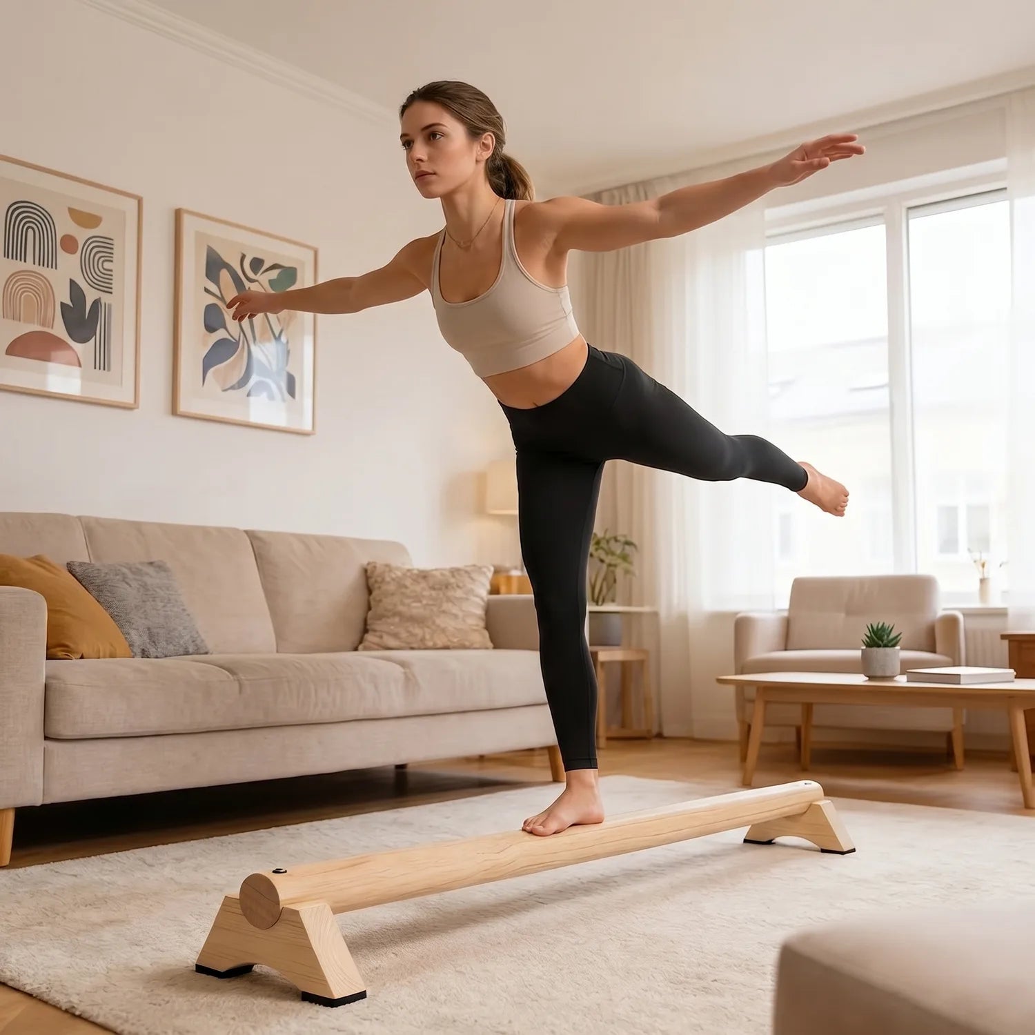 An easy way to train your balance at home