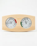 Wooden Sauna Thermometer and Hygrometer – Heat and Humidity at a Glance – product image 1