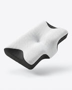 Oreiller en mousse à mémoire de forme à deux hauteurs – soutien ergonomique de la nuque pour un sommeil réparateur – image du produit 1