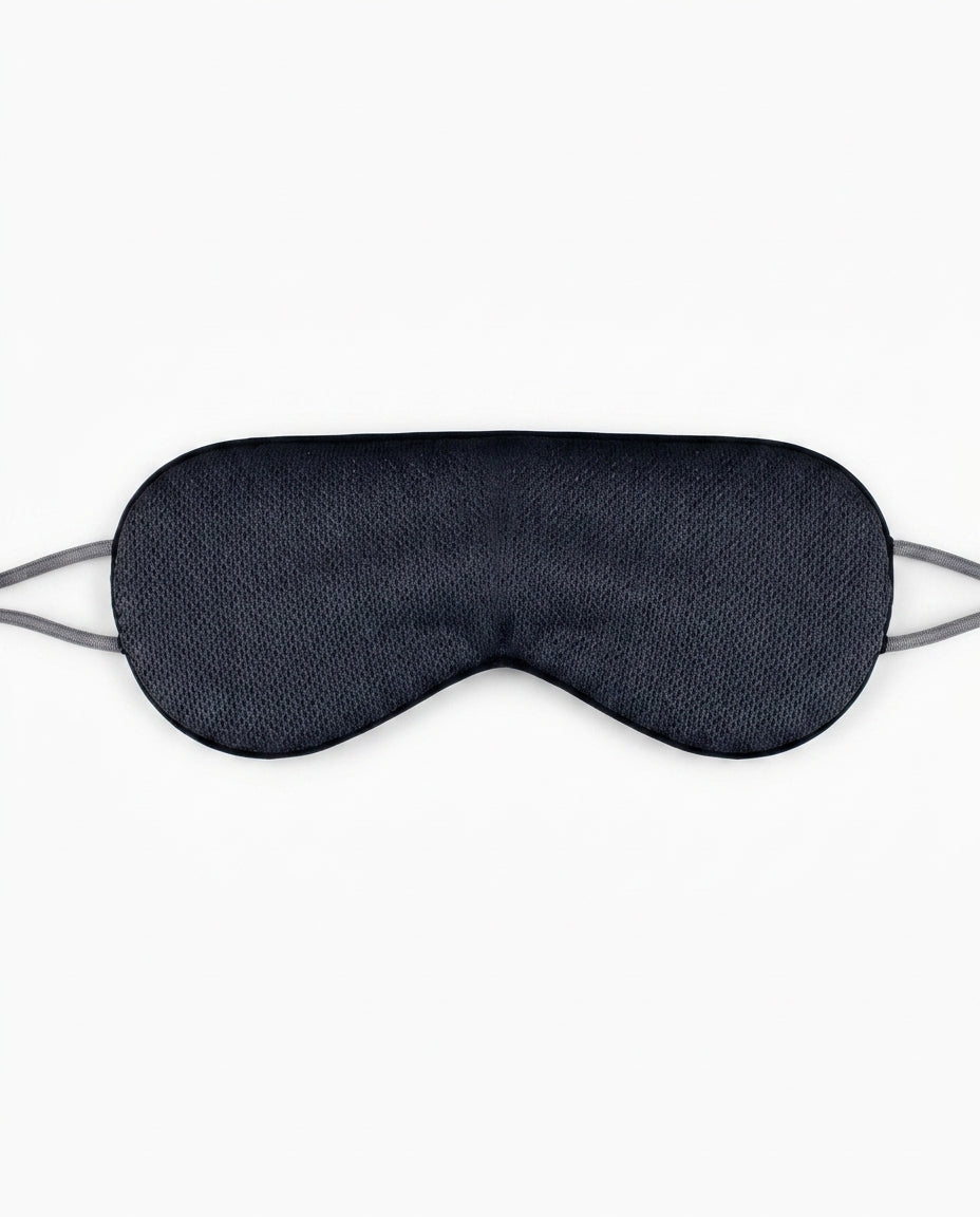 Masque de sommeil en soie à forme profilée – obscurité totale à la maison comme en déplacement – image du produit 1