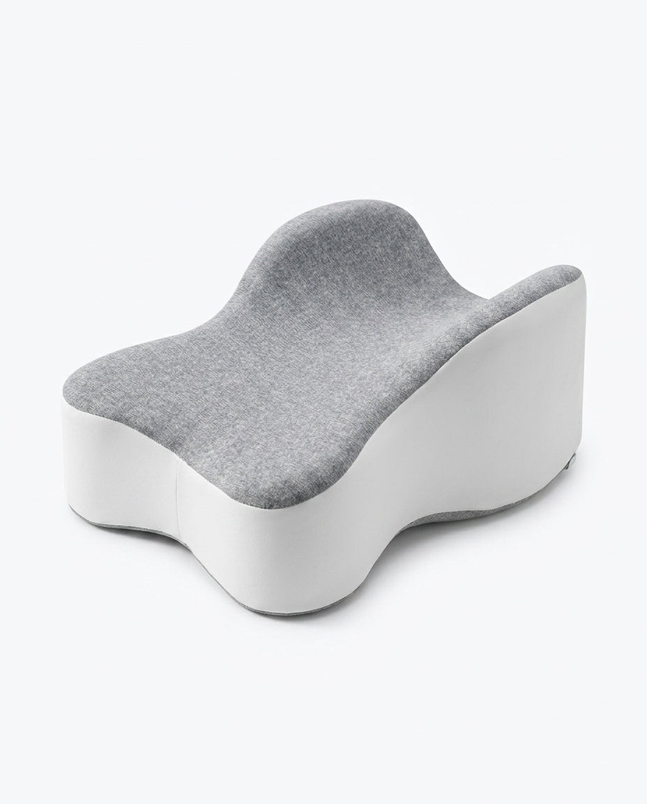 Memory foam knee pillow for side sleepers – keeps hips and spine aligned – product image 1