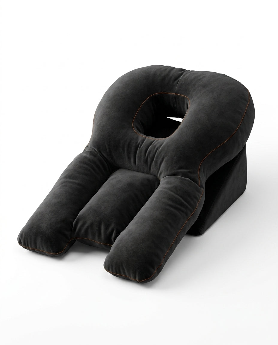 Stomach sleeper pillow with adjustable fill – memory foam for pressure-free rest – product image 1