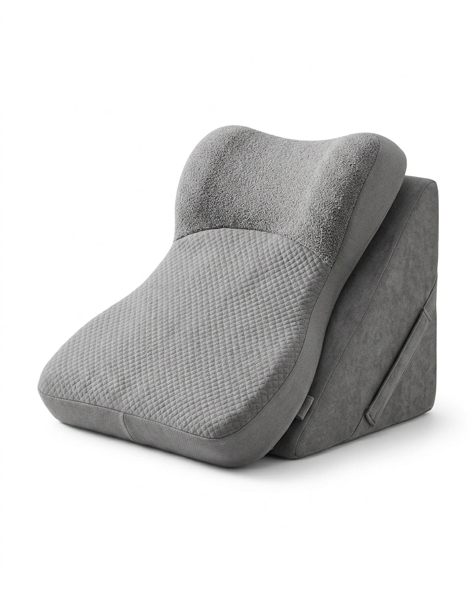 Coussin triangulaire réglable – soutien droit pour lire, se détendre et s'incliner au lit – image du produit 1