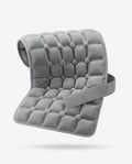 Coussin chaud-froid flexible – coussin gris compartimenté sur fond blanc
