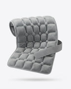 Coussin chaud-froid flexible – coussin gris compartimenté sur fond blanc