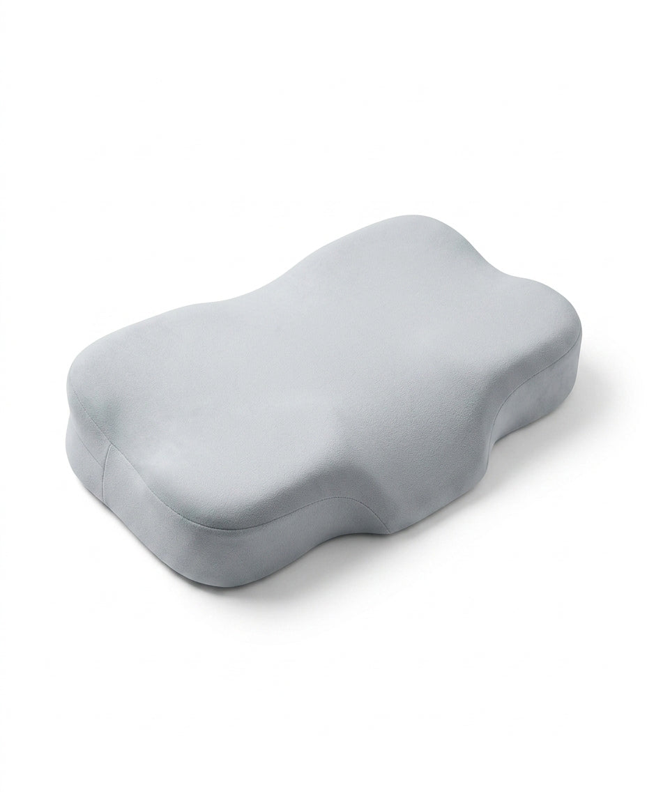 Neck support pillow with cloud contour – gentle support for back and side sleepers – product image 1