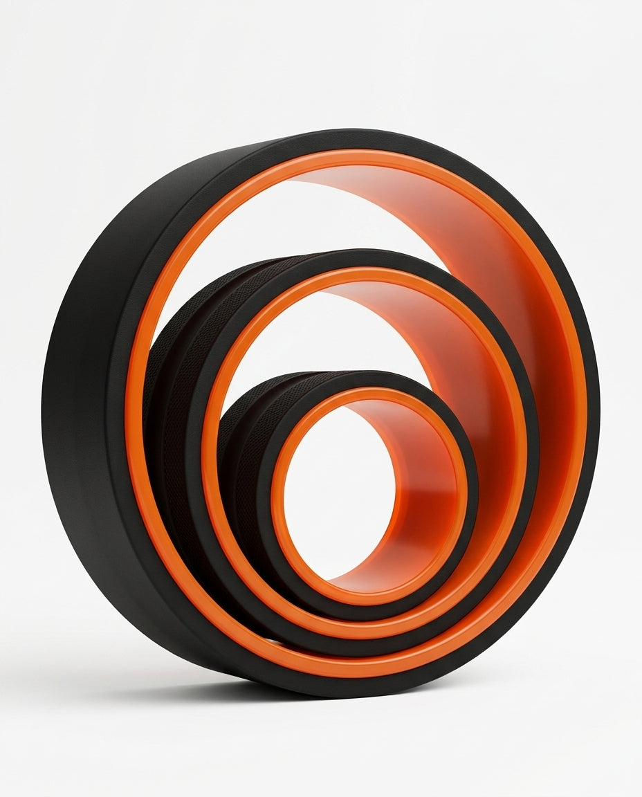 Ensemble de rouleaux de massage pour le dos – 3 tailles pour la mobilité et la récupération – image du produit 1