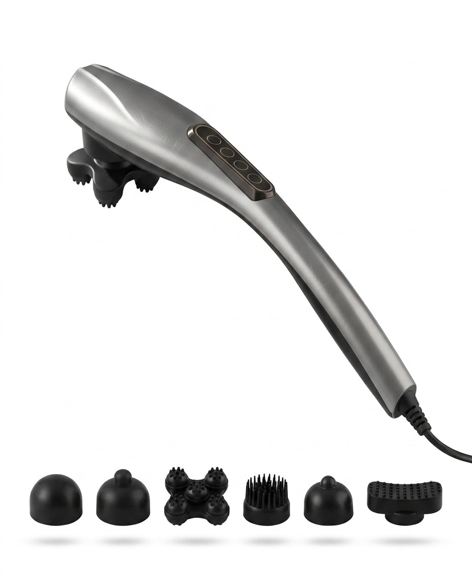Pistolet de massage à embouts interchangeables – massage en profondeur pour les muscles et la récupération – image du produit 1