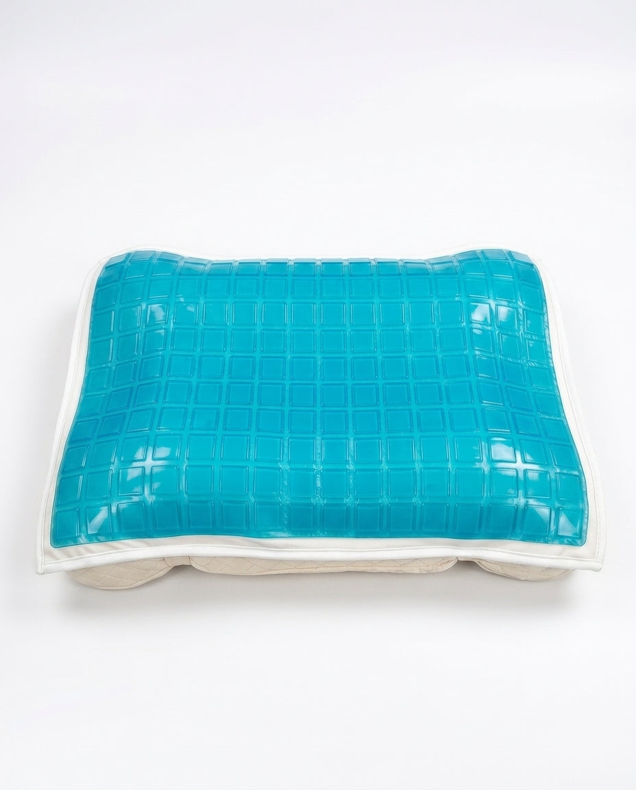 Cooling Pillow Cover for Hot Sleepers – Gel Surface with Quilted Lining – product image 1