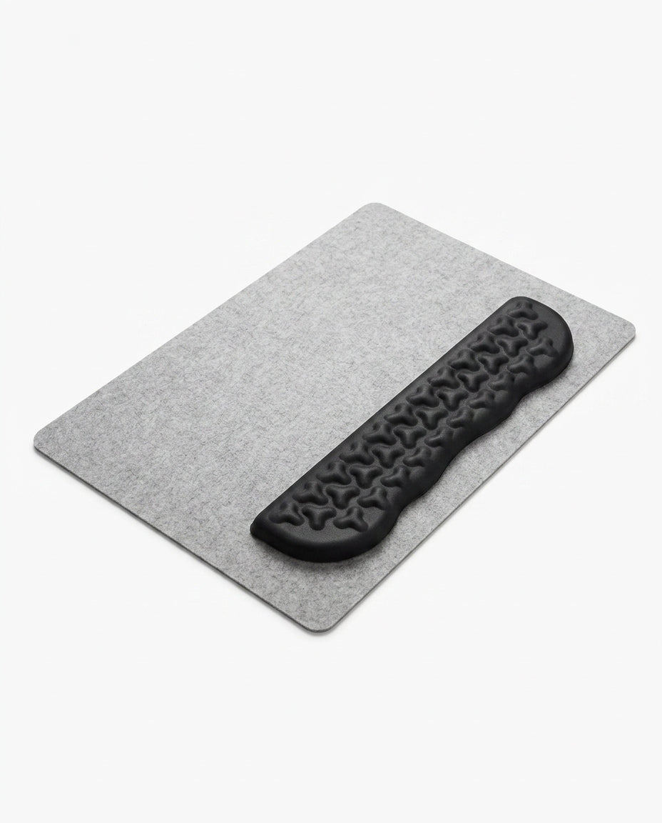 Wrist rest for keyboard and mouse – pressure-relieving wrist support – product image 1