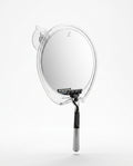 Miroir de douche antibuée avec crochet à rasoir – vision claire pour le rasage grâce à une ventouse puissante – image du produit 1