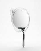 Miroir de douche antibuée avec crochet à rasoir – vision claire pour le rasage grâce à une ventouse puissante – image du produit 1