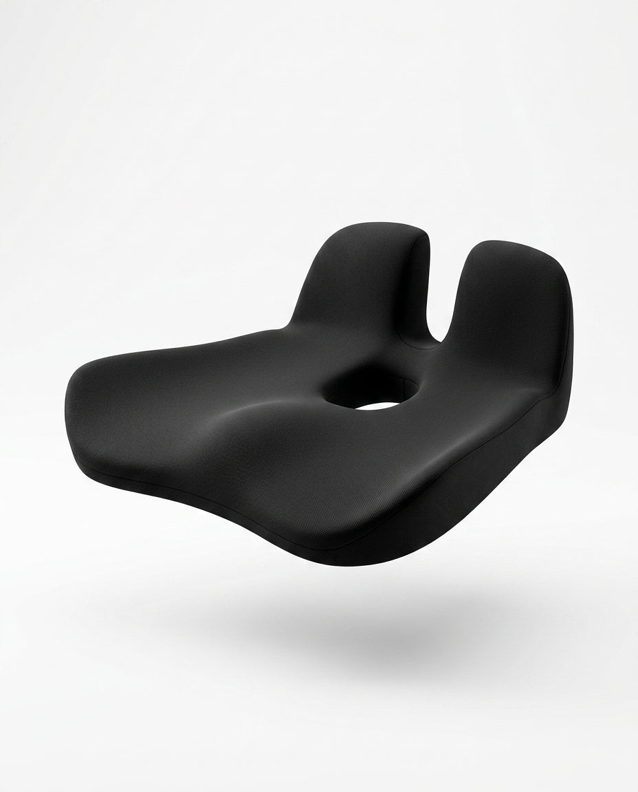 Vibrating Memory Foam Seat Cushion – Support for Office, Car and Long Drives – product image 1