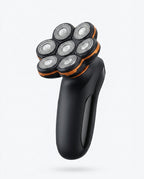 Head shaver with 7 pivoting heads – a fast wet and dry shave – product image 1