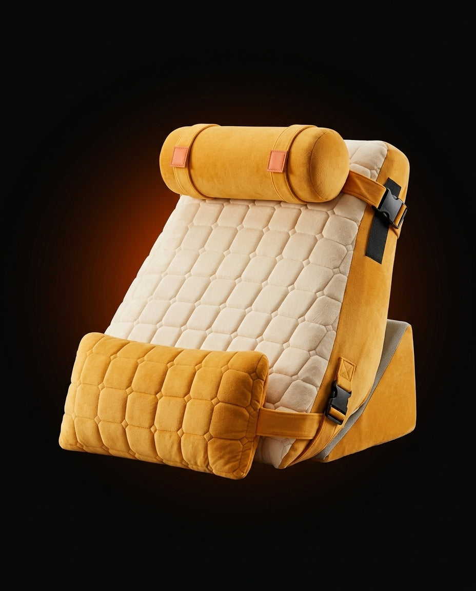 Coussin dossier inclinable pour le lit – s'asseoir bien droit pour lire – image du produit 2