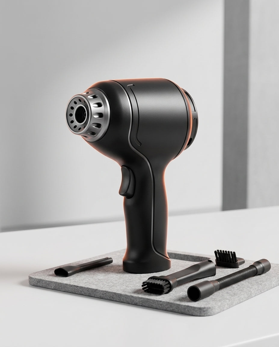 Mini Handheld Vacuum and Air Blower – Cordless Cleaning for Keyboards, Electronics and Cars – product image 1