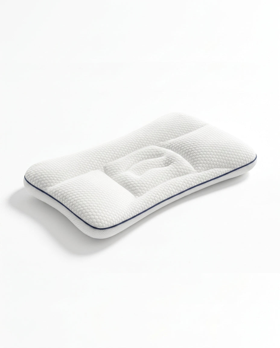 Coussin pour bébé avec creux ergonomique pour la tête – soutien doux pour la sieste et les déplacements – image du produit 1