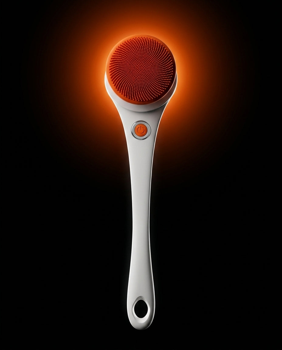 Long-handled back brush – electric, with detachable handheld unit for full-body care – product image 2