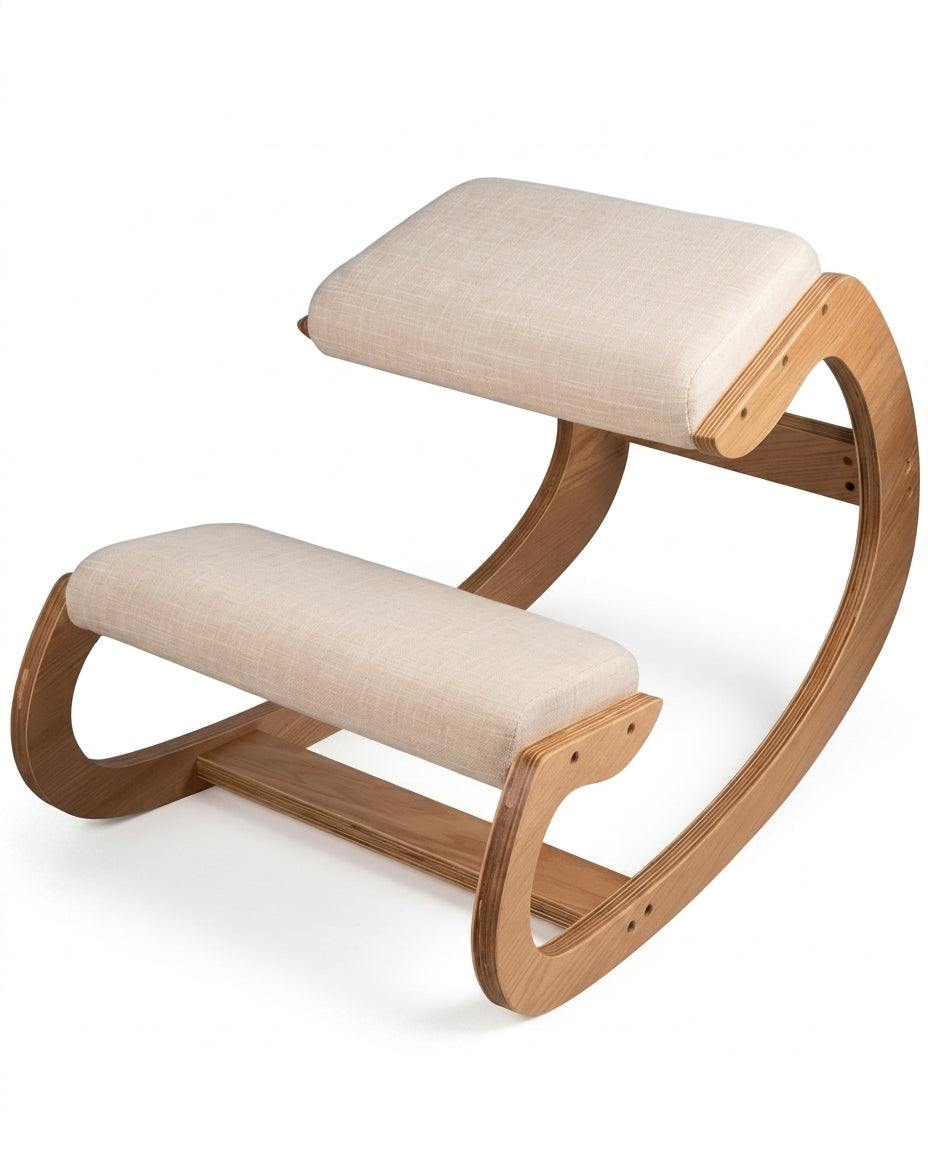 Ergonomic Padded Kneeling Chair – Upright Posture at Your Desk – product image 1