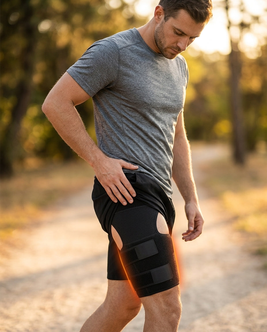 Adjustable Compression Hip Brace – Support for Thigh, Groin and Hip – product image 2