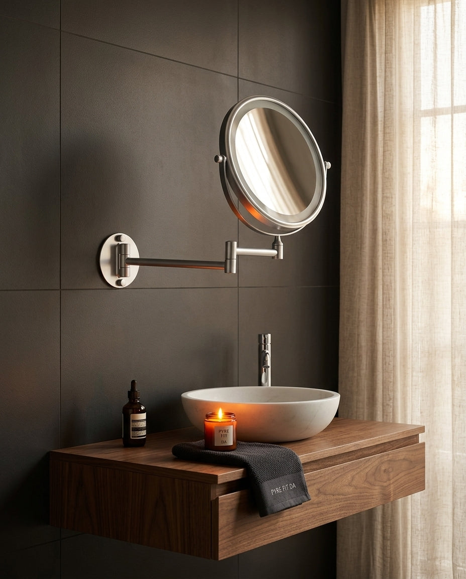 3x Magnifying Vanity Mirror – Extendable Wall Mirror for Grooming – product image 2