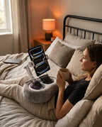 Soft pillow tablet stand – hands-free reading and streaming in bed and on the sofa – product image 2