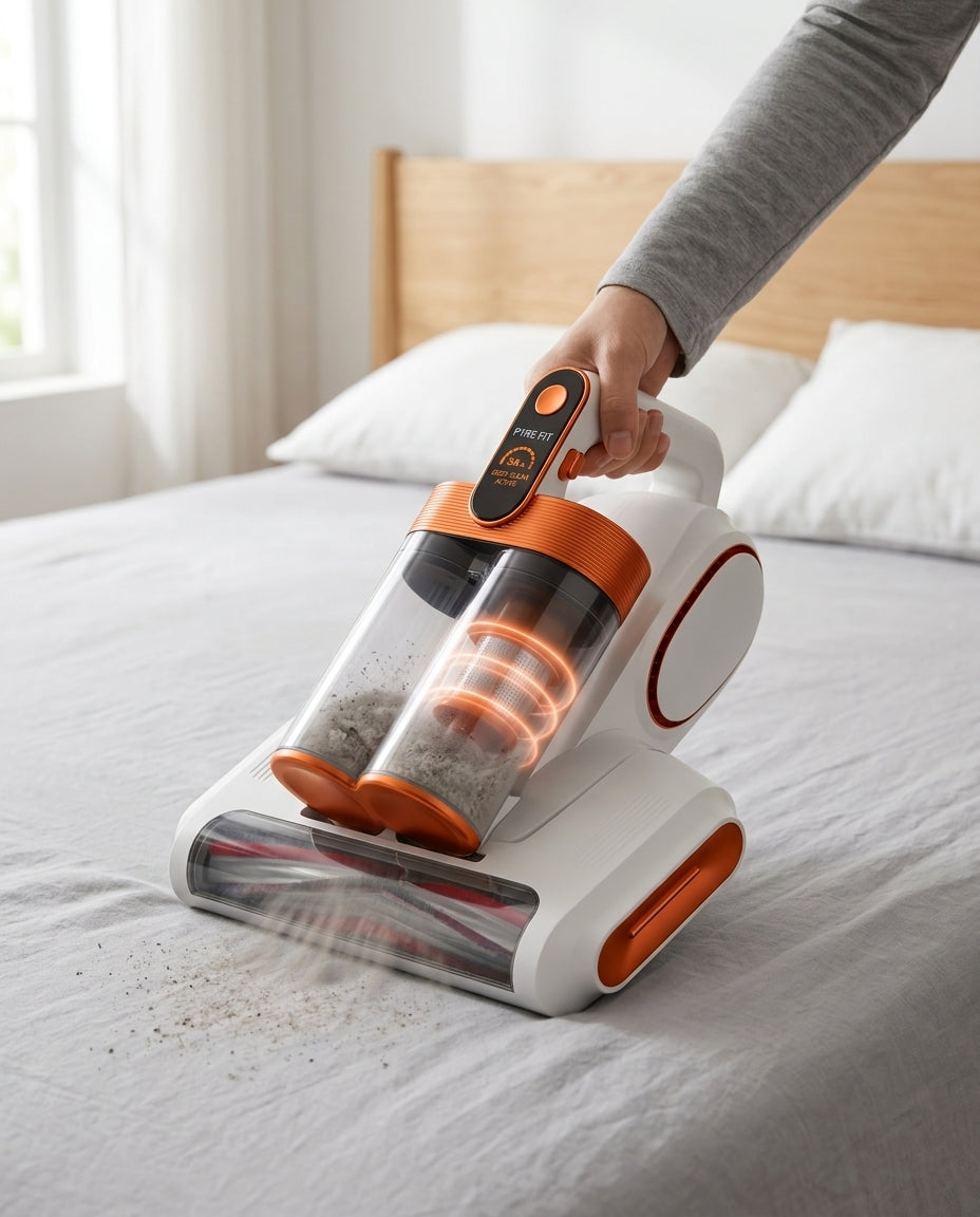 Mite vacuum for mattresses, sofas and upholstery – strong suction against dust in fabrics – product image 2