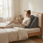 Coussin triangulaire réglable – soutien droit pour lire, se détendre et s'incliner au lit – image du produit 2