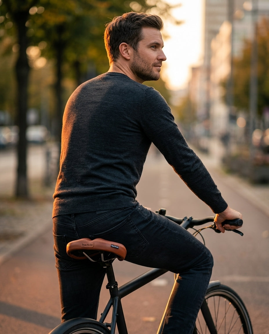 Wide Ergonomic Bike Seat – Padded Comfort for Long Rides and Commuting – product image 2
