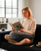 Reading pillow with armrests – for reading, gaming and working on the sofa or in bed – product image 2