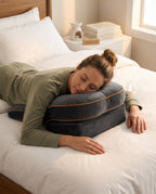 Stomach sleeper pillow with adjustable fill – memory foam for pressure-free rest – product image 2
