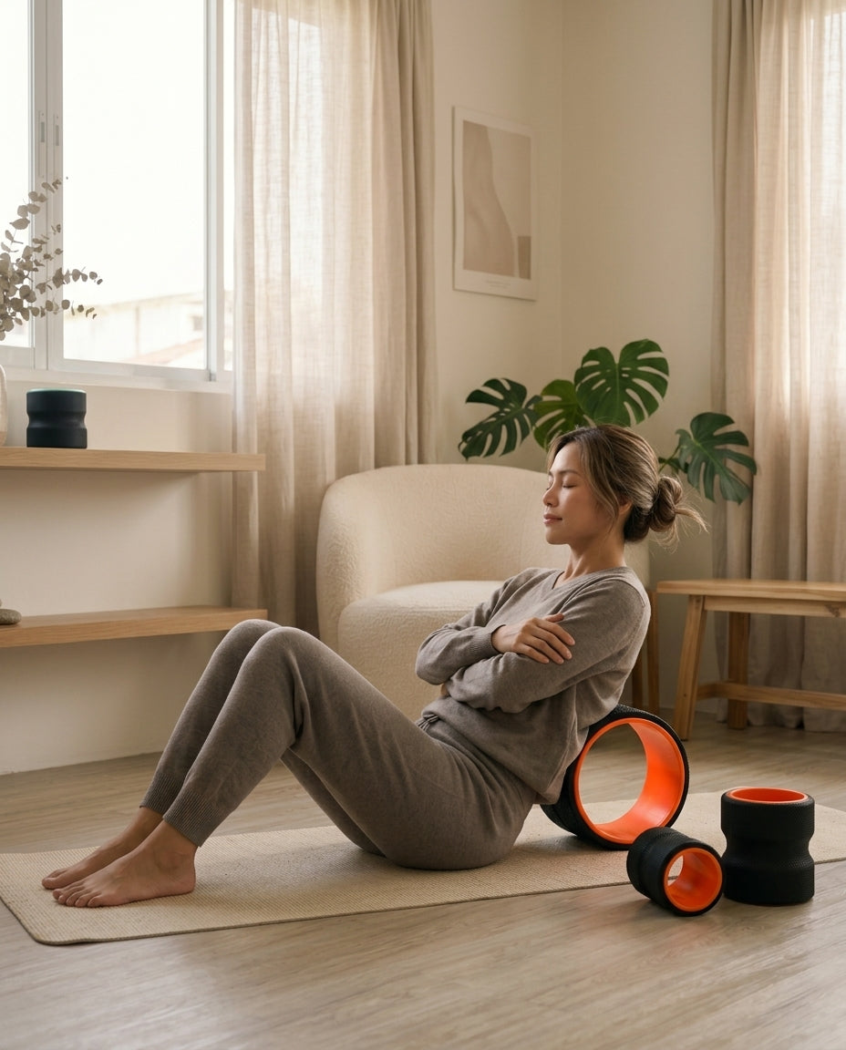 Ensemble de rouleaux de massage pour le dos – 3 tailles pour la mobilité et la récupération – image du produit 2