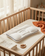 Baby pillow with ergonomic head hollow – gentle support for naps and on the go – product image 2