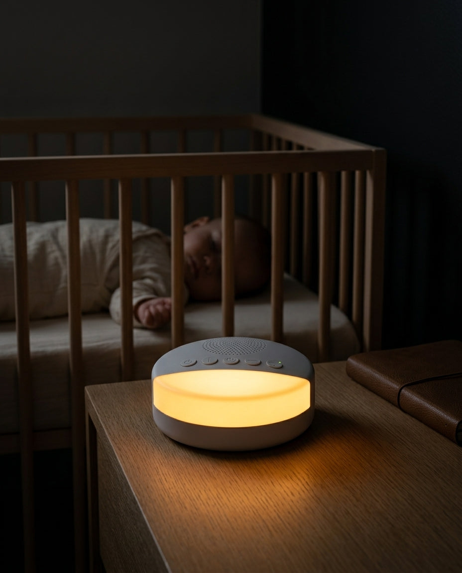 Appareil à bruit blanc avec veilleuse – sommeil paisible pour bébés, enfants et adultes – image du produit 2