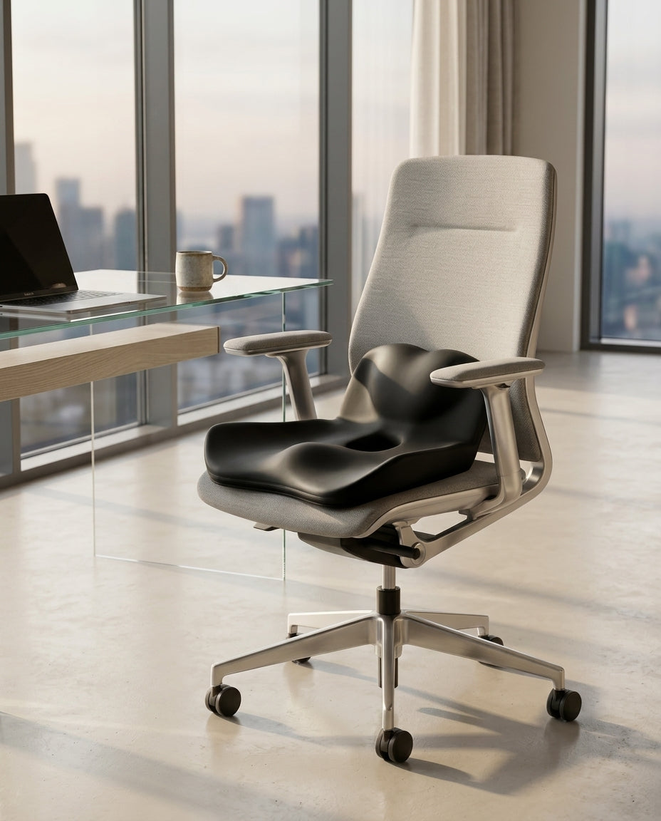 Vibrating Memory Foam Seat Cushion – Support for Office, Car and Long Drives – product image 2