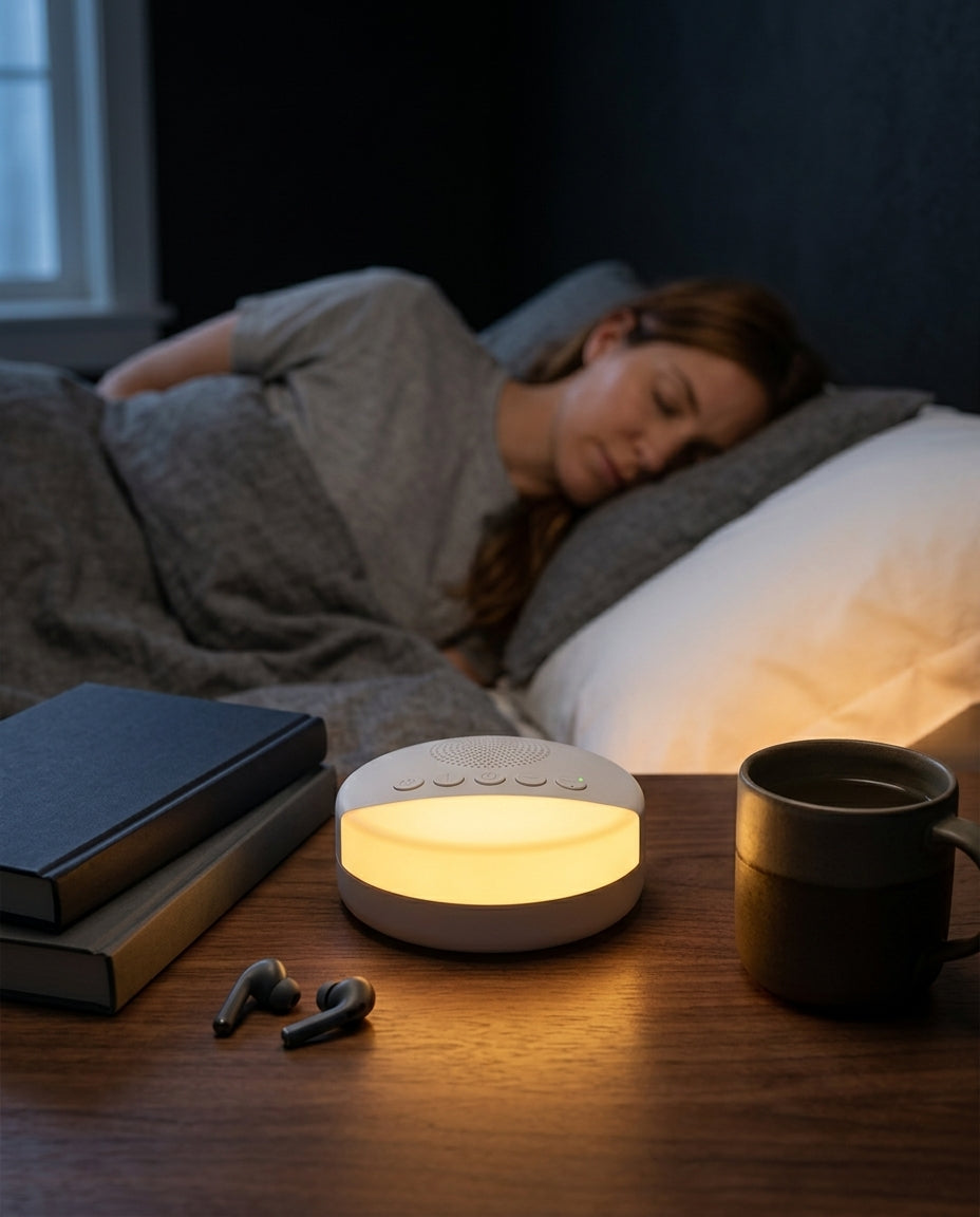 Appareil à bruit blanc avec veilleuse – sommeil paisible pour bébés, enfants et adultes – image du produit 3