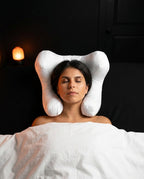 Side sleeper pillow with head cradle – beauty pillow designed against sleep creases – product image 3