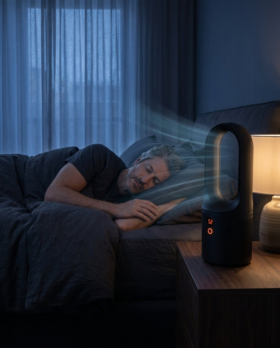Ventilateur colonne sans pales – flux d'air silencieux pour la maison et le travail – image du produit 3